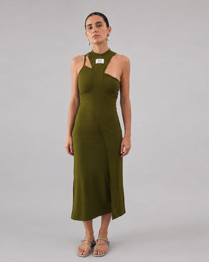 ROBE CROS KAKI
