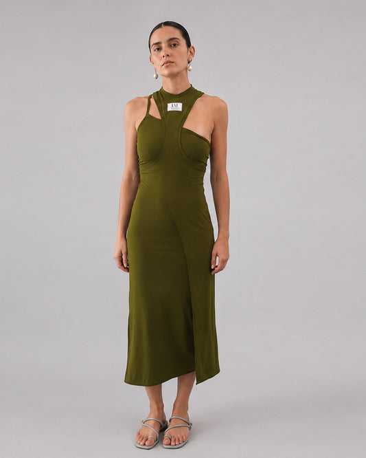 ROBE CROS KAKI