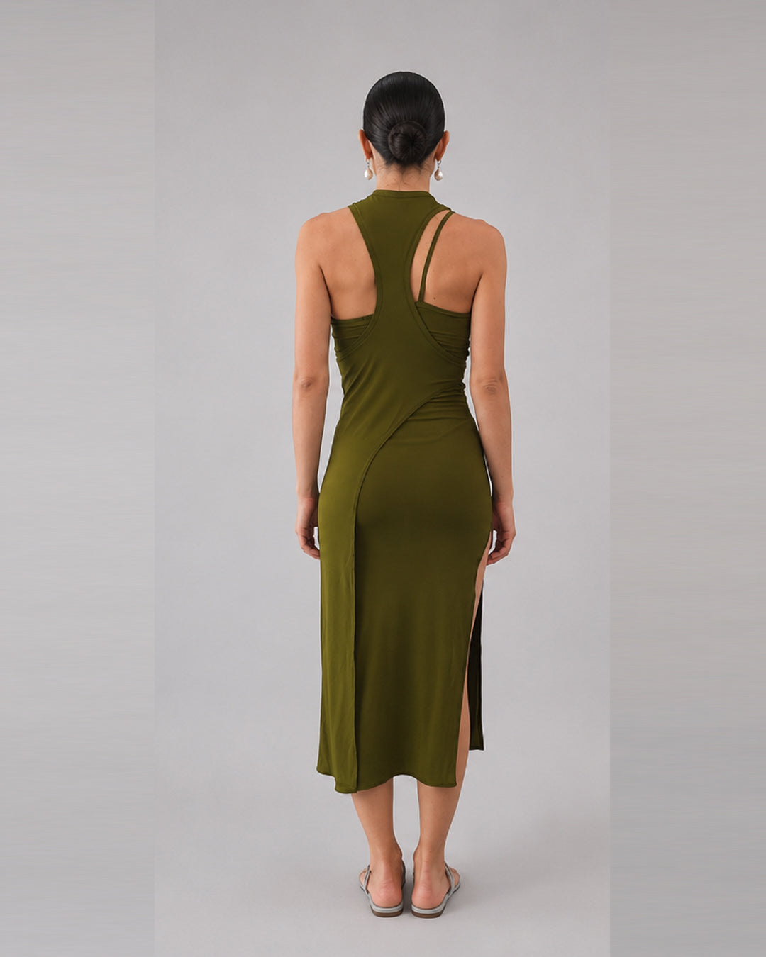 ROBE CROS KAKI