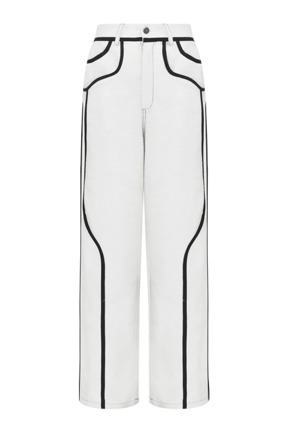 BLACK BIAS PANTS