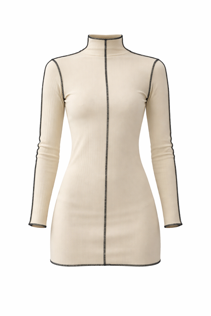 TUNIQUE SURJET BEIGE