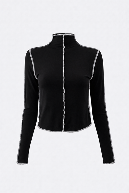 TOP SURJET NOIR