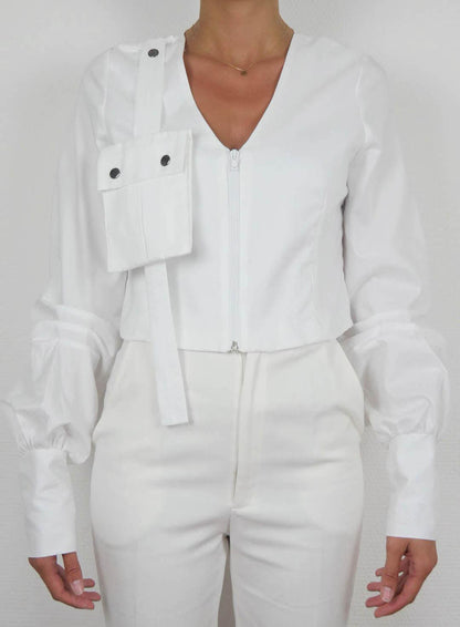 CHEMISE DAIVIKA - Hauts - LOUISE MARCAUD - sophistiqué décontracté - vêtement femme