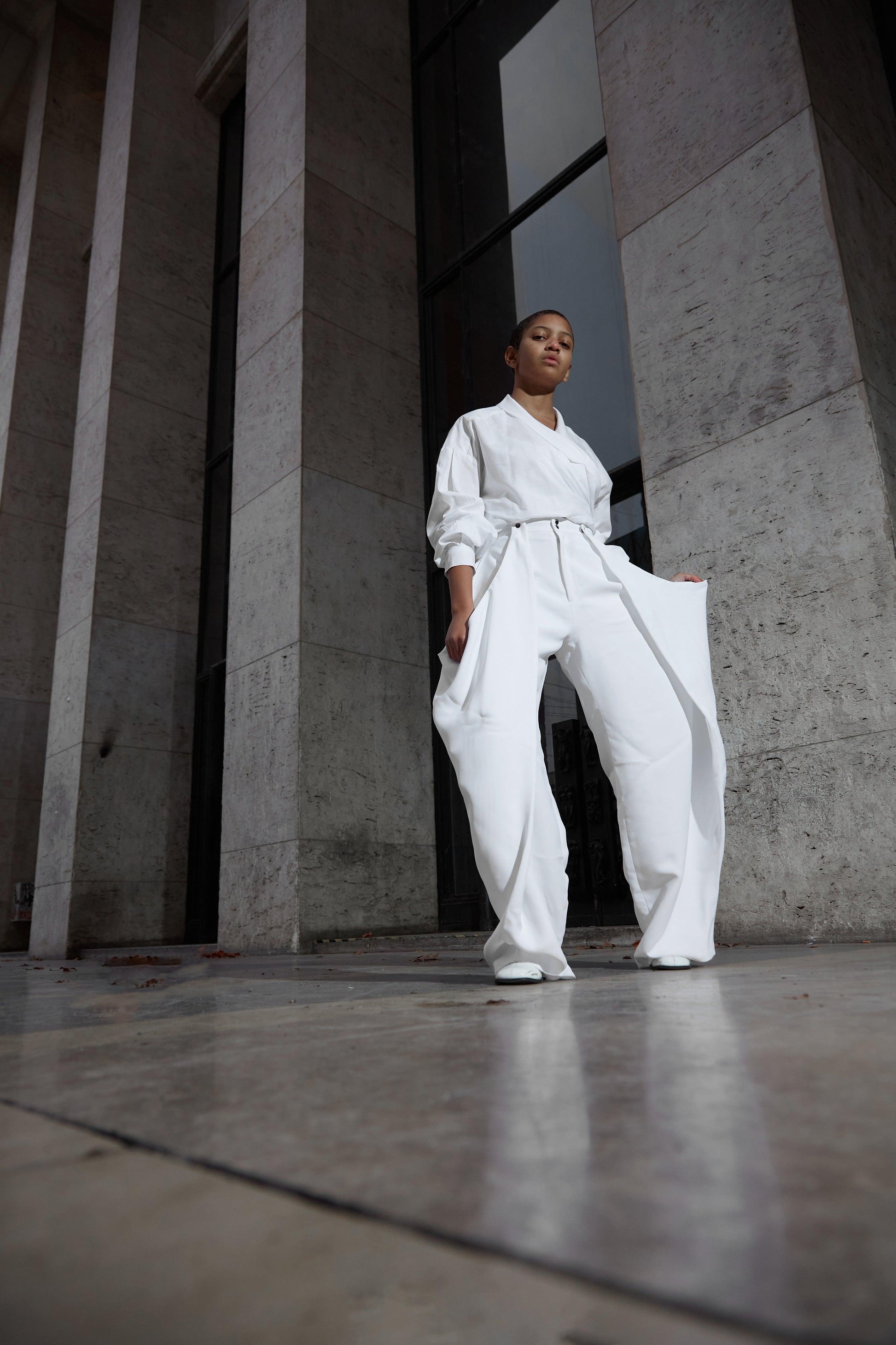 PANTALON BALMORRA - Pantalons - LOUISE MARCAUD - sophistiqué décontracté - vêtement femme